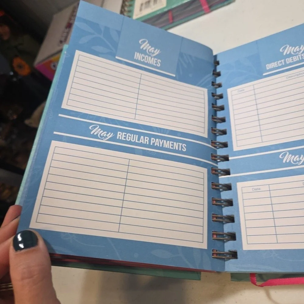 Budget Planner & Monthly Bill Organizer Book Non-Dated Budget Book